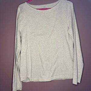 JCrew Beige Artist Tshirt Sz L​